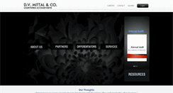 Desktop Screenshot of dvmittal.com